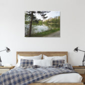 バッファロー歴史博物館の反射 キャンバスプリント (インサイチュ (寝室))