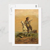 バッファロー法案「スカウト」ヴィンテージ広告 ポストカード (正面/裏面)