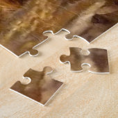 バッファロー狩りネイティブアメリカンハンター ジグソーパズル (側面)