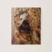 バッファロー狩り先住民アメリカンハンターズ ジグソーパズル (縦)