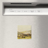 バッファロー狩り、サラウンド、c.1832 マグネット (インサイチュ (食洗機))
