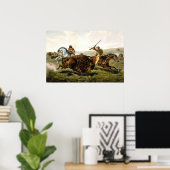 バッファロー狩りin the USA ポスター (ホームオフィス)