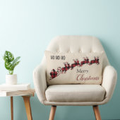 バッファロー素朴プレイドクリスマスピローサンタズ ランバークッション (椅子)