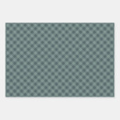 バッファロー素朴プレイドチェックパターン ラッピングペーパーシート (正面3)