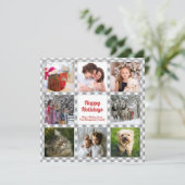 バッファロー素朴プレイドファミリーフォトコラージュ シーズンカード (スタンド正面)