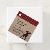 バッファロー素朴プレイドランバージャック誕生日ありがとう フェイバータグ (インサイチュ)