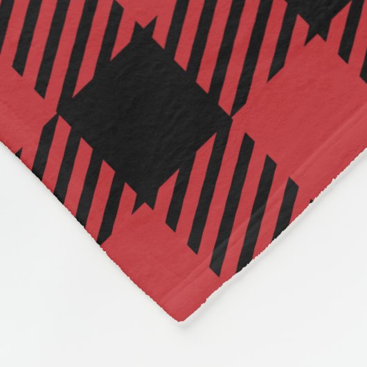 バッファロー素朴プレイド形見のお父さんの日の贈り物 フリースブランケット (角)