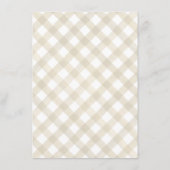 バッファロー素朴プレイド感謝祭ディナー メニュー (裏面)