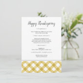 バッファロー素朴プレイド感謝祭ディナー メニュー (スタンド正面)