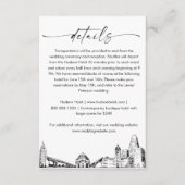 バッファロー結婚スカイラインの詳細カード， 3.5x5 エンクロージャーカード (正面)