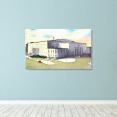 バッファロー記念碑の外観 キャンバスプリント (インサイチュ (ウッドフロア))