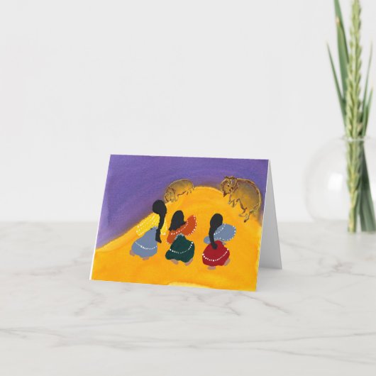 バッファロー魔法カード サンキューカード (正面)