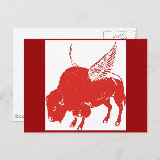 バッファロー・ウィングス ポストカード (正面/裏面)