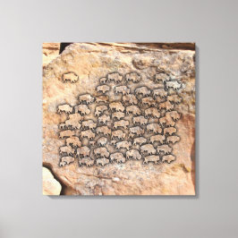 バッファロー キャンバスプリント