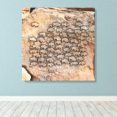 バッファロー キャンバスプリント (インサイチュ (ウッドフロア))