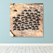 バッファロー キャンバスプリント (インサイチュ (ウッドフロア))