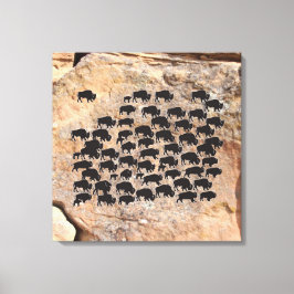 バッファロー キャンバスプリント