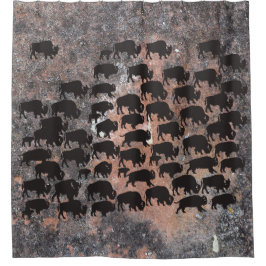 バッファロー シャワーカーテン