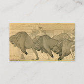 バッファロー・スタンピード、サベージ・アイオワ、1923年グラント・ウッド 名刺 (正面)