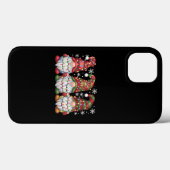バッファロー・チェック柄の赤いクリスマスのノーム3人 Case-Mate iPhoneケース (裏面 (横))