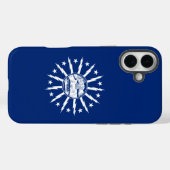 バッファロー (ニューヨーク州)の旗 Case-Mate iPhoneケース (裏面 (横))