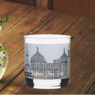 バッファロー、ニューヨーク歴史ランドマーク ウイスキーグラス