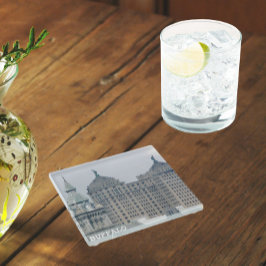 バッファロー、ニューヨーク歴史ランドマーク ガラスコースター