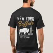 バッファロー ニューヨーク アメリカ Tシャツ (裏面)