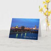 バッファロー、ニューヨーク カード (黄色い花)