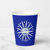 バッファロー（ニューヨーク）市旗紙カップ 紙コップ (裏面)