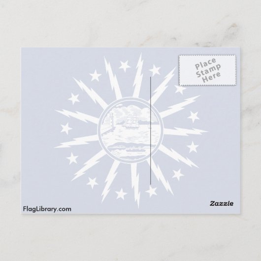 バッファロー、ニューヨーク、統一された州 ポストカード (裏面)