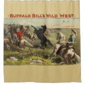 バッファロー・ビルのワイルドウエスト・ウマ シャワーカーテン (正面)