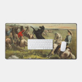 バッファロー・ビルのワイルドウエスト・ウマ デスクマット (キーボード&マウス)