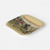 バッファロー・ビルのワイルドウエスト・ウマ ペーパープレート (傾斜あり)