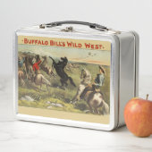 バッファロー・ビルのワイルドウエスト・ウマ メタルランチボックス (インサイチュ)