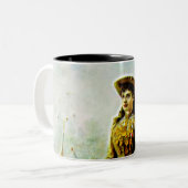 バッファロー・ビルのワイルドウエスト・ポスターアニー・オークリー ツートーンマグカップ (正面左)