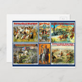 バッファロー・ビルのワイルドウエスト ポストカード (正面/裏面)