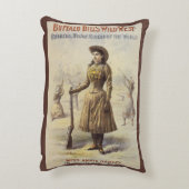 バッファロー・ビルのワイルド・ウェスト・ショーとアニー・オークリー アクセントクッション (裏面(縦))