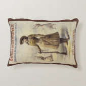 バッファロー・ビルのワイルド・ウェスト・ショーとアニー・オークリー アクセントクッション (裏面)