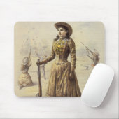 バッファロー・ビルのワイルド・ウェスト・ショーとアニー・オークリー マウスパッド (マウス)