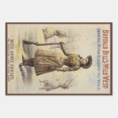 バッファロー・ビルのワイルド・ウェスト・ショーとアニー・オークリー ラッピングペーパーシート (正面2)