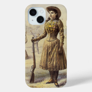 バッファロー・ビルのワイルド・ウェスト・ショーとアニー・オークリー iPhone 15ケース