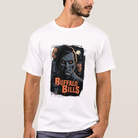 バッファロー・ビルズのハロウィン Tシャツ (正面)