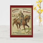 バッファロー・ビル・ワイルド・ウェスト・デイリー・ショー カード (黄色い花)