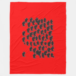 バッファロー フリースブランケット