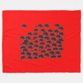 バッファロー フリースブランケット (正面(横))