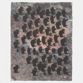 バッファロー フリースブランケット