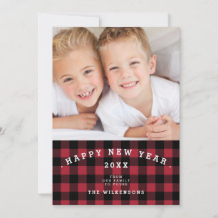 バッファロー・プレイドが新年を迎える2枚の写真カード シーズンカード