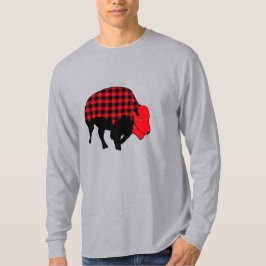 バッファロー・プレイド・バイソンのシャツ Tシャツ