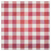 バッファロー・プレイ赤と白ド ファブリック (見本)